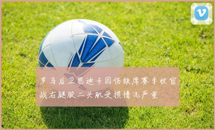 罗马后卫恩迪卡因伤缺席赛季收官战右腿股二头肌受损情况严重