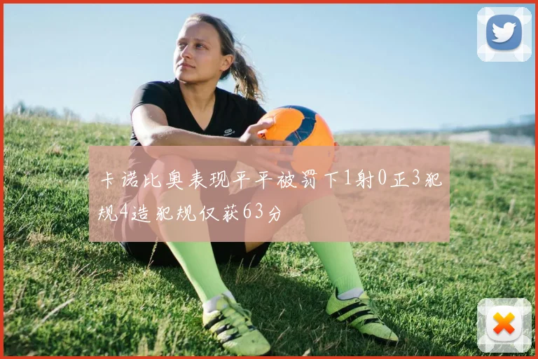 卡诺比奥表现平平被罚下1射0正3犯规4造犯规仅获63分